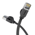 PATCH CORD UTP Baseus Cat6, fire din cupru, flat cable, viteza maxima 1 Gbps, PVC, 8m, negru PCWL-E01 (timbru verde 0.08 lei) - 6953156217133 