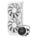 COOLER PCCOOLER, skt. universal, racire cu lichid, vent. 2x120mm, 600-1850RPM, PD240 WH (timbru verde 2 lei) 