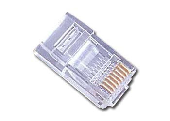 MUFA RJ-45 GEMBIRD pt. cablu UTP, Cat5e, RJ-45 (T), plastic, 100 buc, PLUG3UP6/100 