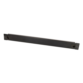 PANOU gestionare cabluri LOGILINK, tip masca orizontala, 19 inch, 1U, instalare fara unelte, negru, PN105B 