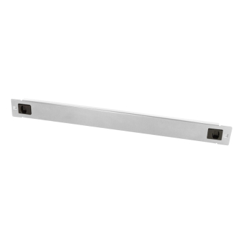 PANOU gestionare cabluri LOGILINK, tip masca orizontala, 19 inch, 1U, instalare fara unelte, gri, PN105G 
