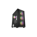 CARCASA FORTRON Middle Tower, ATX, CMT218, fara sursa, USB 3.0 x 2, USB 2.0 x 1, RGB light bar, 120mm x 4 fan, HD-audio, negru, POC0000214 (timbru verde 0.32 lei) 
