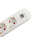 Prelungitor cu protectie Spacer 5 prize, 4.5m, 2xUSB, Spacer Externsion PP-5-45 USB