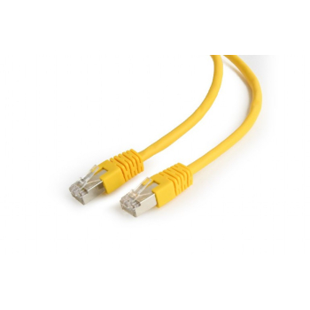 PATCH CORD FTP GEMBIRD Cat6, cupru-aluminiu, 0.25 m, galben, AWG26, ecranat PP6-0.25M/Y (timbru verde 0.08 lei) 