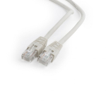 Cablu retea UTP GEMBIRD Cat6, cupru-aluminiu, 1 m, gri, AWG26, PP6U-1M