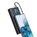 POWER BANK Baseus Ambilight, 30000mAh, PD 3.0 65W, 4 x USB; 1 x USB Type-C, digital display pt. status baterie, total 3A, black, PPLG000101 (timbru verde 0.18 lei) - 6932172613600 