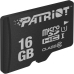 CARD MicroSD PATRIOT, 16 GB, MicroSDHC, clasa 10, standard UHS-I U1, PSF16GMDC10 (timbru verde 0.03 lei) 