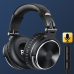 Casca OneOdio cu fir detasabil, tip over ear, utilizare profesionala, DJ, conectare prin Jack 3.5 mm | Jack 6.35 mm, difuzor 50 mm, impedanta 32 Ohm, negru, Pro10-Black (timbru verde 0.8lei) 