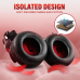 Casca OneOdio cu fir detasabil, tip over ear, utilizare profesionala, DJ, conectare prin Jack 3.5 mm | Jack 6.35 mm, difuzor 50 mm, impedanta 32 Ohm, rosu, Pro10-Red (timbru verde 0.8lei) 