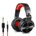 Casca OneOdio cu fir detasabil, tip over ear, utilizare profesionala, DJ, conectare prin Jack 3.5 mm | Jack 6.35 mm, difuzor 50 mm, impedanta 32 Ohm, rosu, Pro10-Red (timbru verde 0.8lei) 
