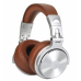 Casca OneOdio cu fir detasabil, tip over ear, utilizare profesionala, DJ, conectare prin Jack 3.5 mm | Jack 6.35 mm, difuzor 50 mm, impedanta 32 Ohm, argintiu | maro, Pro30 (timbru verde 0.8lei) 