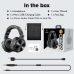 Casca OneOdio wireless, cu fir, tip over ear, utilizare multimedia, conectare prin Bluetooth 5.0 | Jack 3.5 mm | Jack 6.35 mm, difuzor 50 mm, impedanta 32 Ohm, acumulator 1000 mAh, negru, Pro-C-Black 