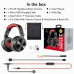 Casca OneOdio wireless, cu fir, tip over ear, utilizare multimedia, conectare prin Bluetooth 5.0 | Jack 3.5 mm | Jack 6.35 mm, difuzor 50 mm, impedanta 32 Ohm, acumulator 1000 mAh, negru, Pro-M (tim 
