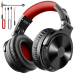Casca OneOdio wireless, cu fir, tip over ear, utilizare multimedia, conectare prin Bluetooth 5.0 | Jack 3.5 mm | Jack 6.35 mm, difuzor 50 mm, impedanta 32 Ohm, acumulator 1000 mAh, negru, Pro-M (tim 