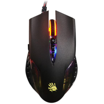 MOUSE A4tech, gaming, cu fir, USB, optic, 3200 dpi, butoane/scroll 8/1, iluminare, butoane programabile, negru, Q50 (timbru verde 0.18 lei) 
