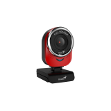 CAMERA WEB GENIUS senzor 1080p Full-HD cu rezolutie video 1920x1080, QCam 6000, microfon, red 32200002408 (timbru verde 0.18 lei) 