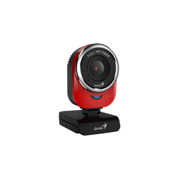 CAMERA WEB GENIUS senzor 1080p Full-HD cu rezolutie video 1920x1080, QCam 6000, microfon, red 32200002408 (timbru verde 0.18 lei) 