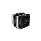 Cooler Deepcool AG620, compatibil skt. Intel si AMD, racire cu aer, ventilator 120 mm x 2, 1850 rpm, inaltime cooler 157 mm, 6 heatpipe, R-AG620-BKNNMN-G-1 (timbru verde 2.00 lei) 
