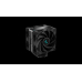 Cooler Deepcool AK400 Zero Dark PLUS, compatibil skt. Intel si AMD, racire cu aer, ventilator 120 mm x 2, 1650 rpm, inaltime cooler 155 mm, 4 heatpipe, R-AK400-BKNNMD-G-1 (timbru verde 2.00 lei) 