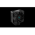 Cooler Deepcool AK400 Zero Dark, compatibil skt. Intel si AMD, racire cu aer, ventilator 120 mm, 1850 rpm, inaltime cooler 155 mm, 4 heatpipe, R-AK400-BKNNMN-G-2 (timbru verde 0.8 lei) 