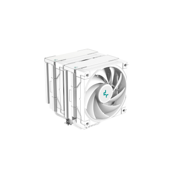Cooler Deepcool AK620, compatibil skt. Intel si AMD, racire cu aer, ventilator 120 mm x 2, 1850 rpm, inaltime cooler 160 mm, 6 heatpipe, R-AK620-WHNNMT-G-1 (timbru verde 2.00 lei) 