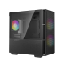 CARCASA DeepCool CH360, Mini Tower, ATX, fara sursa, 3xfan, USB 3.2 gen 1 x 1, USB 2.0 x 2, audio, PSU shroud, 4 sloturi expansiune, iluminare ARGB, negru, R-CH360-BKAPE3-G-1 (timbru verde 0.24lei 