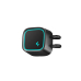 Cooler Deepcool LE300 MARRS, compatibil skt. Intel si AMD, racire cu lichid, ventilator 120 mm, 2250 rpm, iluminat verde, R-LE300-BKLNMG-G-1 (timbru verde 2.00 lei) 