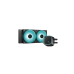 Cooler Deepcool LE500 MARRS, compatibil skt. Intel si AMD, racire cu lichid, ventilator 120 mm x 2, 2250 rpm, iluminat verde, R-LE500-BKLNMG-G-1 (timbru verde 2.00 lei) 