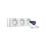 Cooler Deepcool LT720 WH, compatibil skt. Intel si AMD, racire cu lichid, ventilator 120 mm x 3, 2250 rpm, iluminat RGB, R-LT720-WHAMNF-G-1 (timbru verde 2.00 lei) 
