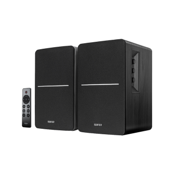BOXE EDIFIER 2.0, RMS:  42W (2 x 21W), bluetooth, telecomanda wireless, volum, bass, treble, optical, sub-out, black, 