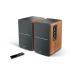 BOXE EDIFIER 2.0, RMS: 42W (2 x 21W), telecomanda wireless, volum, bass, treble, sub-out, brown, R1280TS-BR (timbru verde 11.00 lei) 