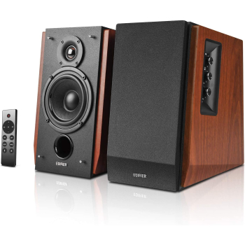 BOXE EDIFIER 2.0, RMS: 66W (2 x 15W, 2 x 18W), bluetooth, telecomanda wireless, volum, bass, treble, dual RCA, sub-out, brown, R1700BTS-BR (timbru verde 11.00 lei) 