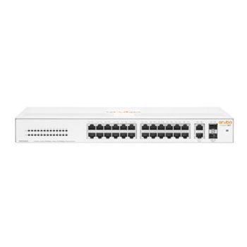 Hewlett Packard Enterprise Aruba Instant On 1430 26G 2SFP Unmanaged L2 Gigabit Ethernet (10/100/1000) 1U White