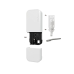 Router wAP ac, 2 x Gigabit, 802.11b/g/n 2.4Ghz, 802.11an/ac 5GHz, alb outdoor, injector PoE - MikroTik RBwAPG-5HacD2HnD  