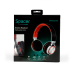 Casti cu micr. Spacer , cu fir, rosu SPHS-SILVER