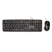 Kit Tastatura+Mouse Spacer Optic 3 butoane 2000dpi USB Tastatura Standard 104 taste SPDS-S6201