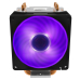 Cooler Cooler Master HYPER H410R RGB, compatibil skt. Intel si AMD, racire cu aer, ventilator 92 mm, 2000 rpm, inaltime cooler 136mm, 4 heatpipe, iluminat RGB RR-H410-20PC-R1 (timbru verde 0.8 l 