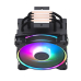 Cooler Cooler Master Hyper 212 Halo Black, compatibil skt. Intel si AMD, racire cu aer, ventilator 120 mm, 2050 rpm, inaltime cooler 154mm, 4 heatpipe, iluminat RGB RR-S4KK-20PA-R1 (timbru verde 