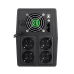 UPS Spacer Line Int. cu management, LCD,  1500VA/  900W, AVR, 4 x socket Schuko, display LCD, 2 x baterie 12V/9Ah, conector USB, combo RJ11/RJ45, bateria are 12 luni garantie, 