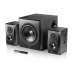 BOXE EDIFIER 2.1, RMS: 150W (2 x 25W, 2 x 15W, 1 x 70W), bluetooth, telecomanda wireless, volum, bass, treble, optical, black, S351DB-BK (timbru verde 11.00 lei) 