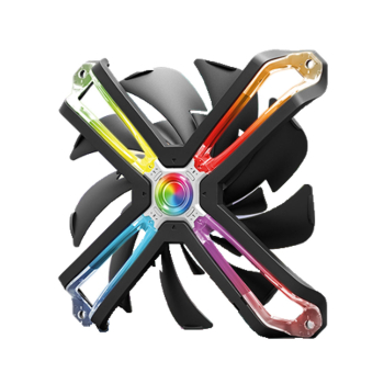 Ventilator Zalman SF120, 120mm, 1500 RPM, FDB bearing, 54 cfm, RGB, 3-pin, 4-pin PWM, negru, ZM-SF120 Ventilator Zalman SF120, 120mm, 1500 RPM, FDB bearing, 54 cfm, RGB, 3-pin, 4-pin PWM, negru, ZM-SF120