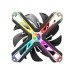 Ventilator Zalman SF120, 120mm, 1500 RPM, FDB bearing, 54 cfm, RGB, 3-pin, 4-pin PWM, negru, ZM-SF120 Ventilator Zalman SF120, 120mm, 1500 RPM, FDB bearing, 54 cfm, RGB, 3-pin, 4-pin PWM, negru, ZM-SF120