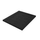RAFT FIX LOGILINK 1U pentru rack 19, adancime 345mm, sarcina maxima 50Kg, vopsea antistatic, otel 1mm, fixare 4 puncte, dedicat pentru cabinet cu adancime 600mm, black, SF1F45B 