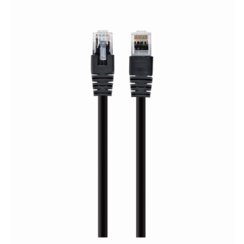 PATCH CORD UTP SPACER Cat5e, cupru-aluminiu, 0.25 m, negru, AWG26, SP-PT-CAT5-0.25M-BK (timbru verde 0.08 lei) 