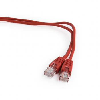 PATCH CORD UTP SPACER Cat5e, cupru-aluminiu, 10 m, rosu, AWG26, SP-PT-CAT5-10M-R (timbru verde 0.18 lei) 