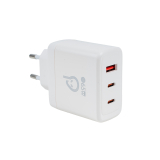ALIMENTATOR retea SPACER, 2 x USB Type-C PD (max 65W), 1 x USB (max 60W) 