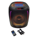 BOXA SPACER portabila bluetooth Bear, RMS: 40W, 8 woofer+1tweeter, acumulator 7.4V, 2500mAh, input : Blutooth, AUX audio, radio FM, guitar/micrf., USB/microSD, remote control, TWS, black, SPB-Bear- 