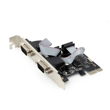 CARD adaptor GEMBIRD, PCI-Express la 2 x Port Serial, cu bracket low-profile SPC-22 