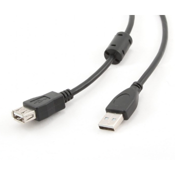 CABLU USB2.0 la USB2.0 SPACER prelungitor, 3m, (AM/AF), black SPC-USB-AMAF-10 (timbru verde 0.18 lei) 