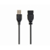 CABLU USB2.0 la USB2.0 SPACER prelungitor, 3m, (AM/AF), black SPC-USB-AMAF-10 (timbru verde 0.18 lei) 